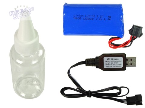 Auto Terenowe Rekin Zdalnie Sterowany 1:10 2.4G Niebieski 15 km/h Para Wodna Auto Terenowe Rekin Zdalnie Sterowany 1:10 2.4G Niebieski 15 km/h Para Wodna