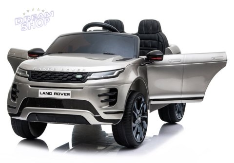 Auto na Akumulator Range Rover Evoque Srebrny Lakierowany Auto na Akumulator Range Rover Evoque Srebrny Lakierowany