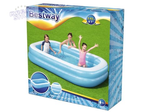 Bestway Basen dmuchany rodzinny 262x175cm 54006 Bestway Basen dmuchany rodzinny 262x175cm 54006
