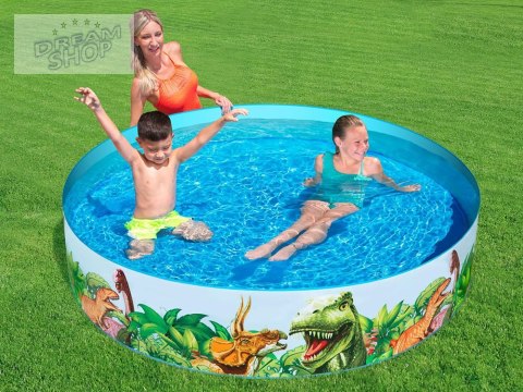 Bestway Basen rozporowy Ogrodowy brodzik DINOZAURY 183 x 38cm 55022 Bestway Basen rozporowy Ogrodowy brodzik DINOZAURY 183 x 38cm 55022
