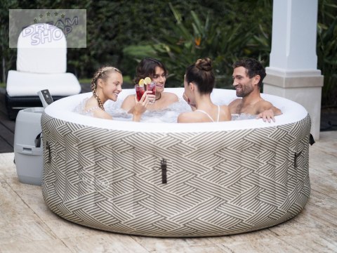 Dmuchane Spa Jacuzzi 4 Osobowe 180x66cm Bestway 60055 Dmuchane Spa Jacuzzi 4 Osobowe 180x66cm Bestway 60055