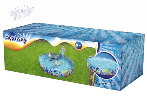 Bestway basen brodzik dla dzieci 244x46cm 55031 Bestway basen brodzik dla dzieci 244x46cm 55031