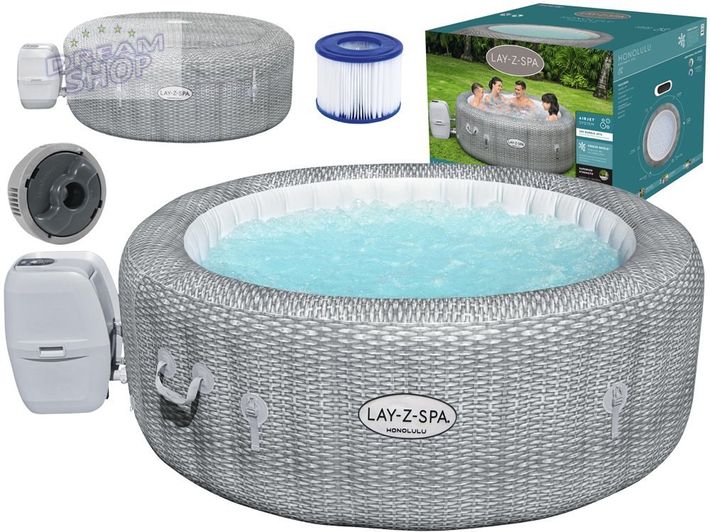 Bestway jacuzzi Lay-Z-Spa Honolulu 4-6 osób 60019 Bestway jacuzzi Lay-Z-Spa Honolulu 4-6 osób 60019