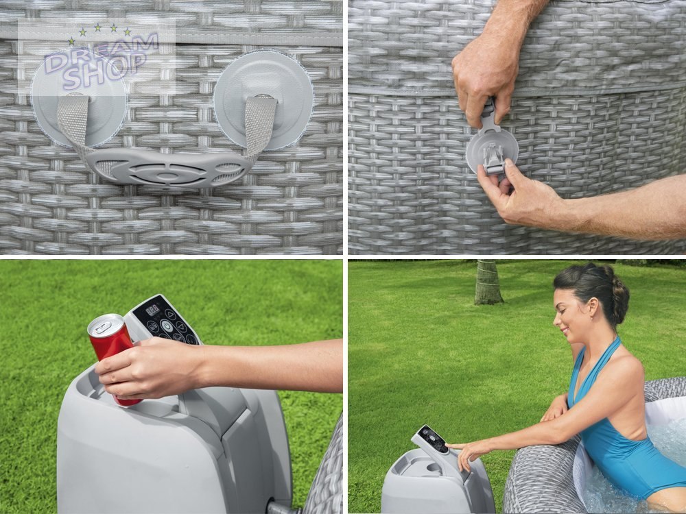 Bestway jacuzzi Lay-Z-Spa Honolulu 4-6 osób 60019 Bestway jacuzzi Lay-Z-Spa Honolulu 4-6 osób 60019