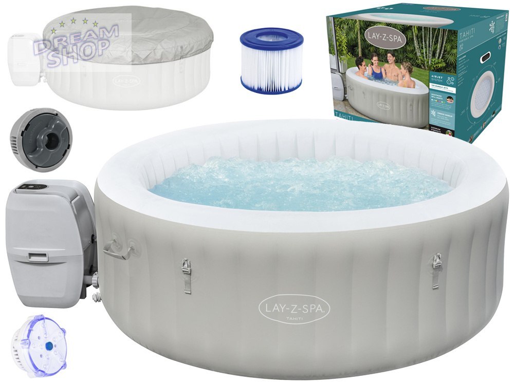 Dmuchane SPA Jacuzzi 4 osobowe 180 cm x 66 cm Bestway 60007 Dmuchane SPA Jacuzzi 4 osobowe 180 cm x 66 cm Bestway 60007