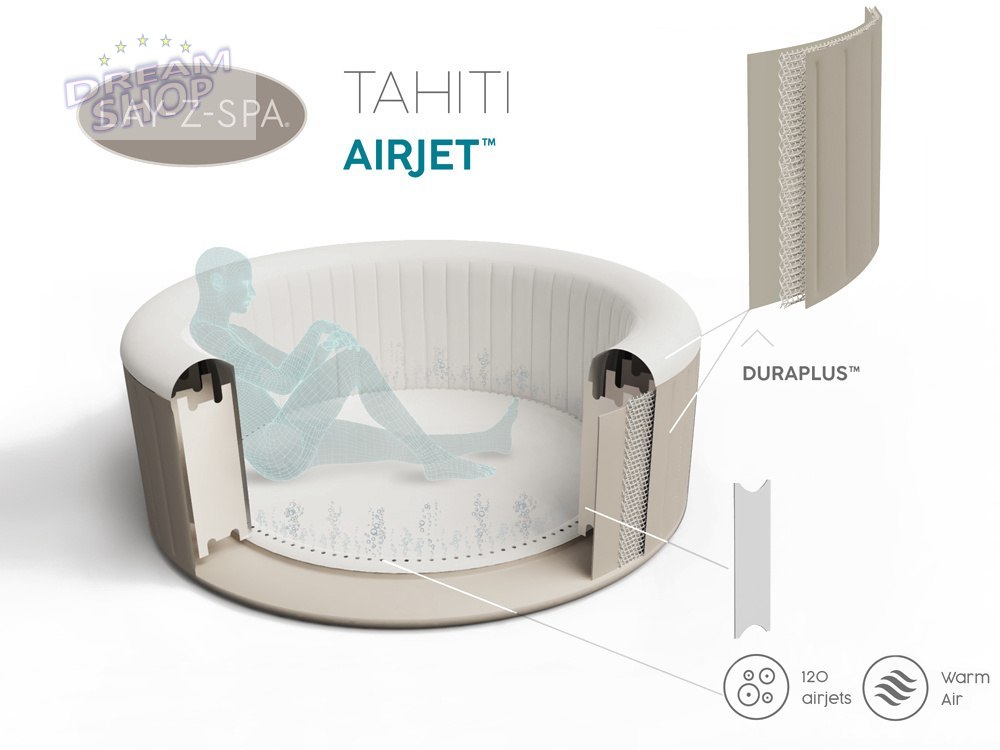 Dmuchane SPA Jacuzzi 4 osobowe 180 cm x 66 cm Bestway 60007 Dmuchane SPA Jacuzzi 4 osobowe 180 cm x 66 cm Bestway 60007