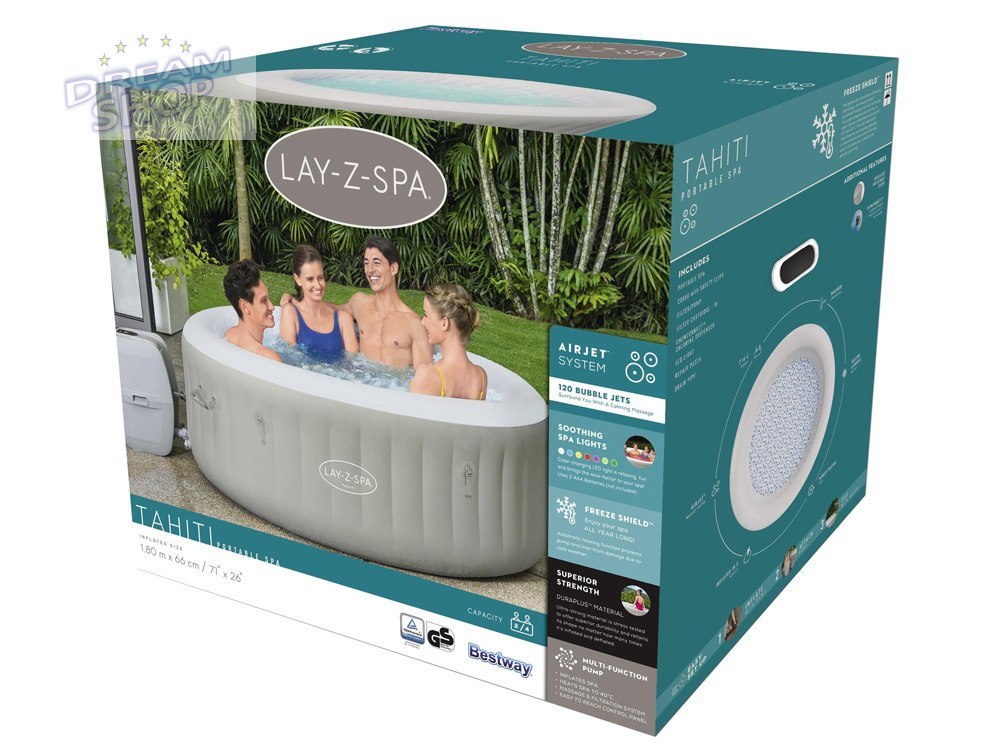 Dmuchane SPA Jacuzzi 4 osobowe 180 cm x 66 cm Bestway 60007 Dmuchane SPA Jacuzzi 4 osobowe 180 cm x 66 cm Bestway 60007