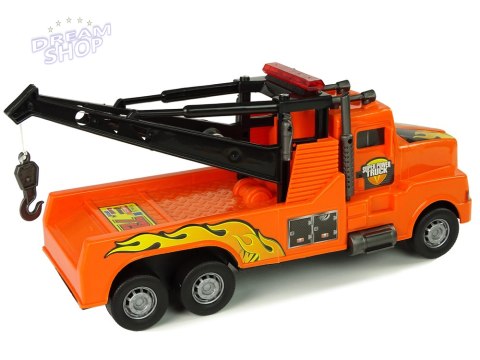 Auto Ciężarówka Holownik Pomoc Drogowa 1:10 Lina Pomarańczowa Auto Ciężarówka Holownik Pomoc Drogowa 1:10 Lina Pomarańczowa