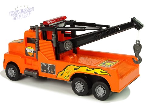 Auto Ciężarówka Holownik Pomoc Drogowa 1:10 Lina Pomarańczowa Auto Ciężarówka Holownik Pomoc Drogowa 1:10 Lina Pomarańczowa