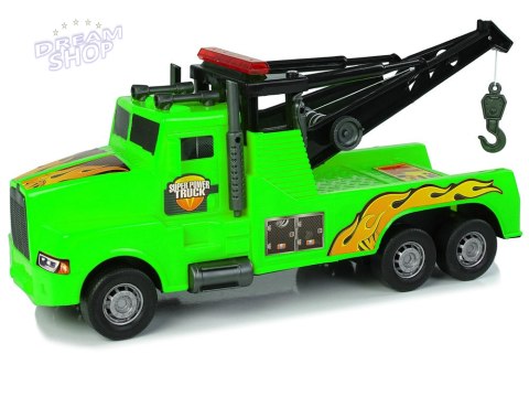 Auto Ciężarówka Holownik Pomoc Drogowa 1:10 Lina Zielona Auto Ciężarówka Holownik Pomoc Drogowa 1:10 Lina Zielona