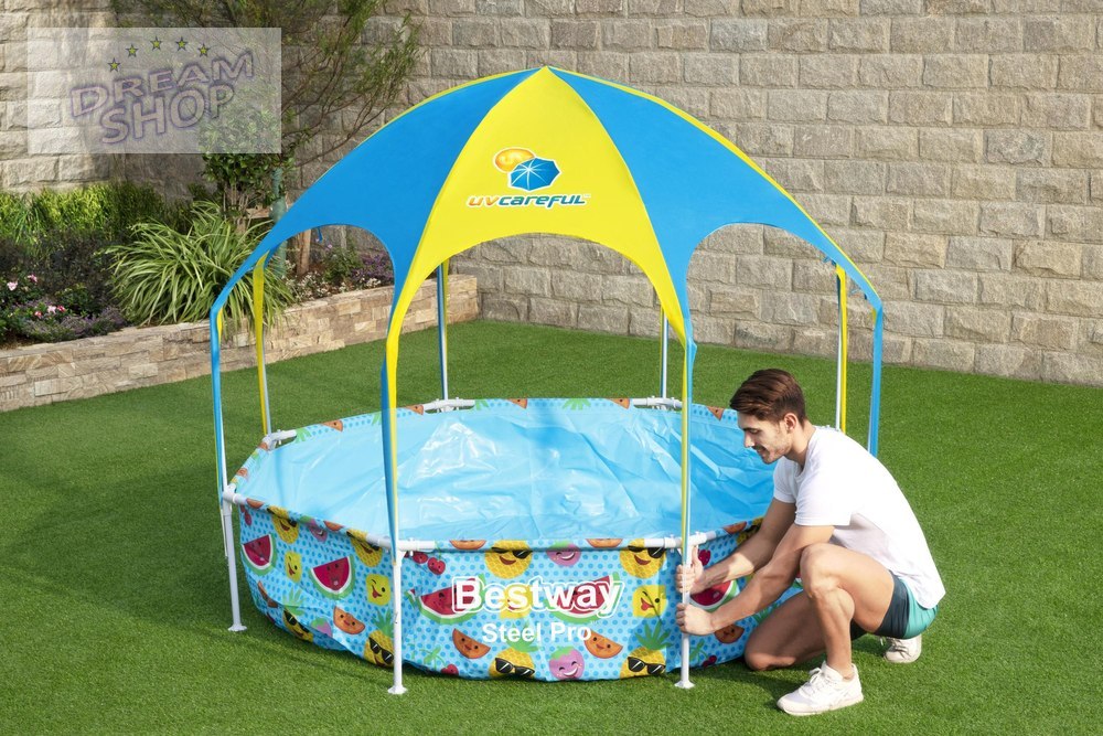Basen Ogrodowy Stelażowy Dla Dzieci 244 cm x 51 cm Bestway 56432 Basen Ogrodowy Stelażowy Dla Dzieci 244 cm x 51 cm Bestway 56432