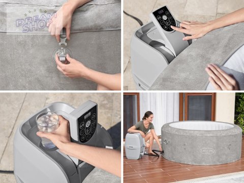 Bestway Lay-Z-Spa Zurich jacuzzi 2-4os 180cm 60065 Bestway Lay-Z-Spa Zurich jacuzzi 2-4os 180cm 60065