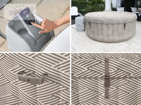 Dmuchane Spa Jacuzzi 4 Osobowe 180x66cm Bestway 60055 Dmuchane Spa Jacuzzi 4 Osobowe 180x66cm Bestway 60055
