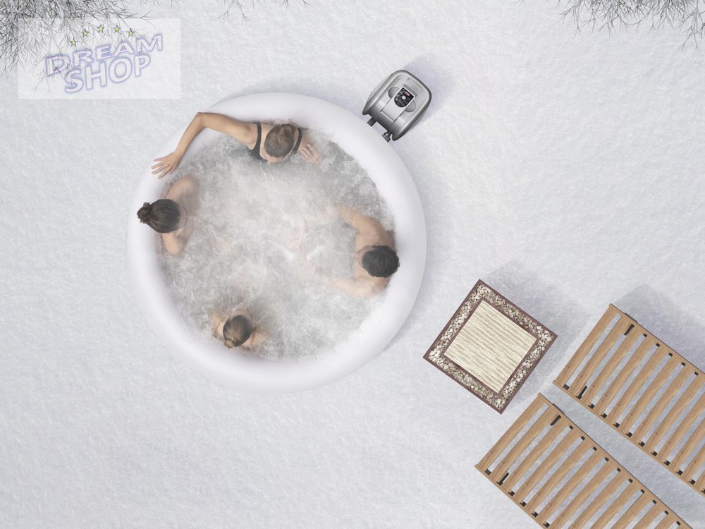 Dmuchane Spa Jacuzzi 4 Osobowe 180x66cm Bestway 60055 Dmuchane Spa Jacuzzi 4 Osobowe 180x66cm Bestway 60055