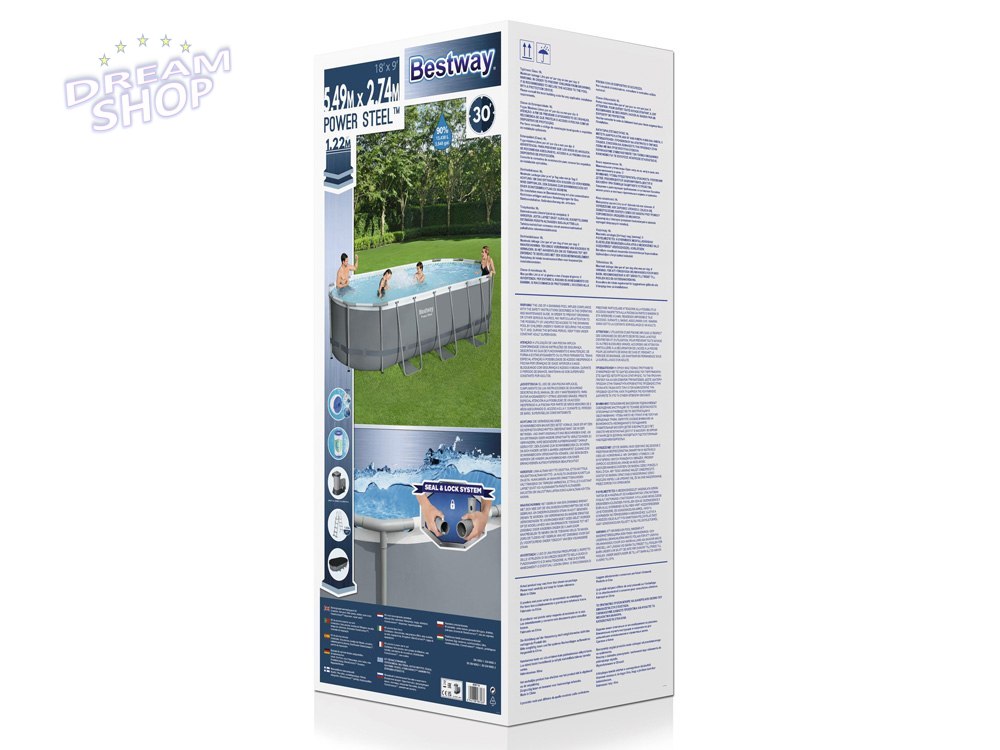 Bestway basen stelażowy 5,49x2,74x1,22m 9w1 56710 Bestway basen stelażowy 5,49x2,74x1,22m 9w1 56710