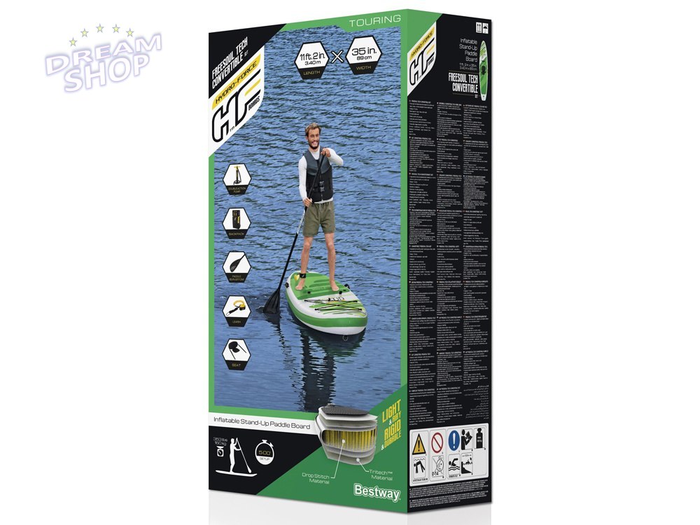 Bestway deska SUP 2w1 FreeSoul TECH 349x89cm 65310 Bestway deska SUP 2w1 FreeSoul TECH 349x89cm 65310