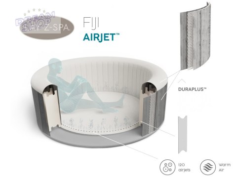 Bestway jacuzzi Lay-Z-Spa Fiji 2-4os 180cm 60085 Bestway jacuzzi Lay-Z-Spa Fiji 2-4os 180cm 60085