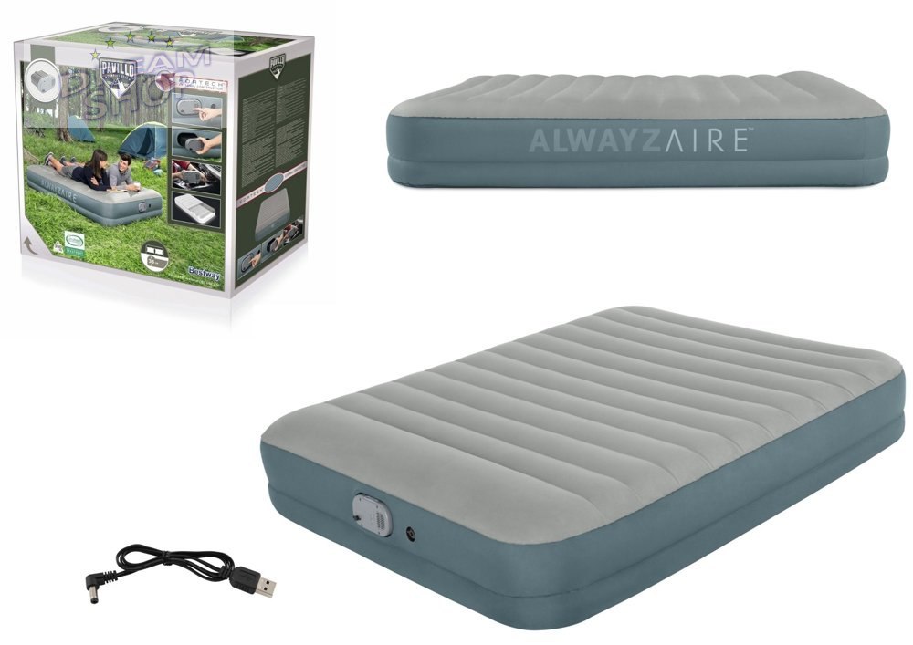 Dmuchany Materac, Pompka 203 x 152 cm Bestway 69078 Dmuchany Materac, Pompka 203 x 152 cm Bestway 69078