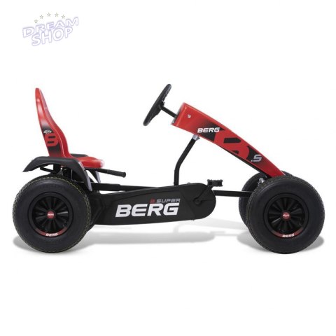 BERG Gokart na Pedały XL B.Super Red BFR Pompowane Koła od 5 lat do 100 kg BERG Gokart na Pedały XL B.Super Red BFR Pompowane Koła od 5 lat do 100 kg