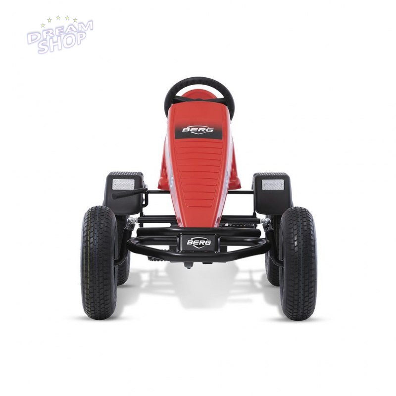 BERG Gokart na Pedały XL B.Super Red BFR Pompowane Koła od 5 lat do 100 kg BERG Gokart na Pedały XL B.Super Red BFR Pompowane Koła od 5 lat do 100 kg