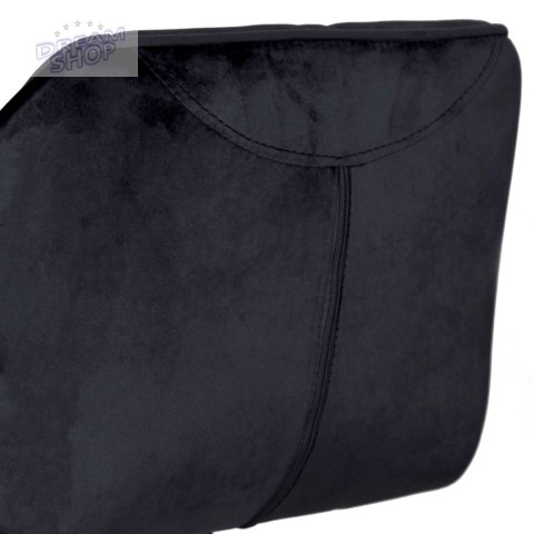 Krzesło barowe GRAPPO VELVET czarne Krzesło barowe GRAPPO VELVET czarne