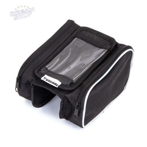 Sakwa torba rowerowa na ramę z etui na telefon K-076 Sakwa torba rowerowa na ramę z etui na telefon K-076