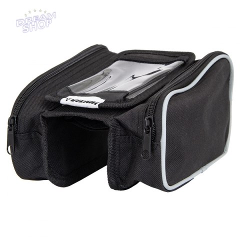 Sakwa torba rowerowa na ramę z etui na telefon K-076 Sakwa torba rowerowa na ramę z etui na telefon K-076