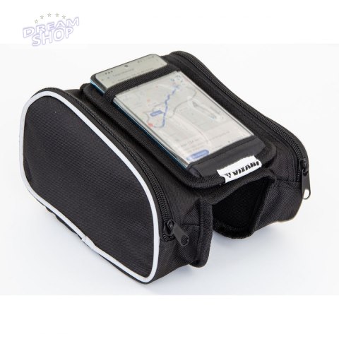 Sakwa torba rowerowa na ramę z etui na telefon K-076 Sakwa torba rowerowa na ramę z etui na telefon K-076