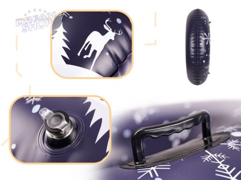 Ślizgacz sanki dmuchane na śnieg koło opona