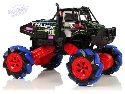 Auto Terenowe Drift Zdalnie Sterowane 1:16 Zielony 2.4G Obrót 360 Stopni Auto Terenowe Drift Zdalnie Sterowane 1:16 Zielony 2.4G Obrót 360 Stopni