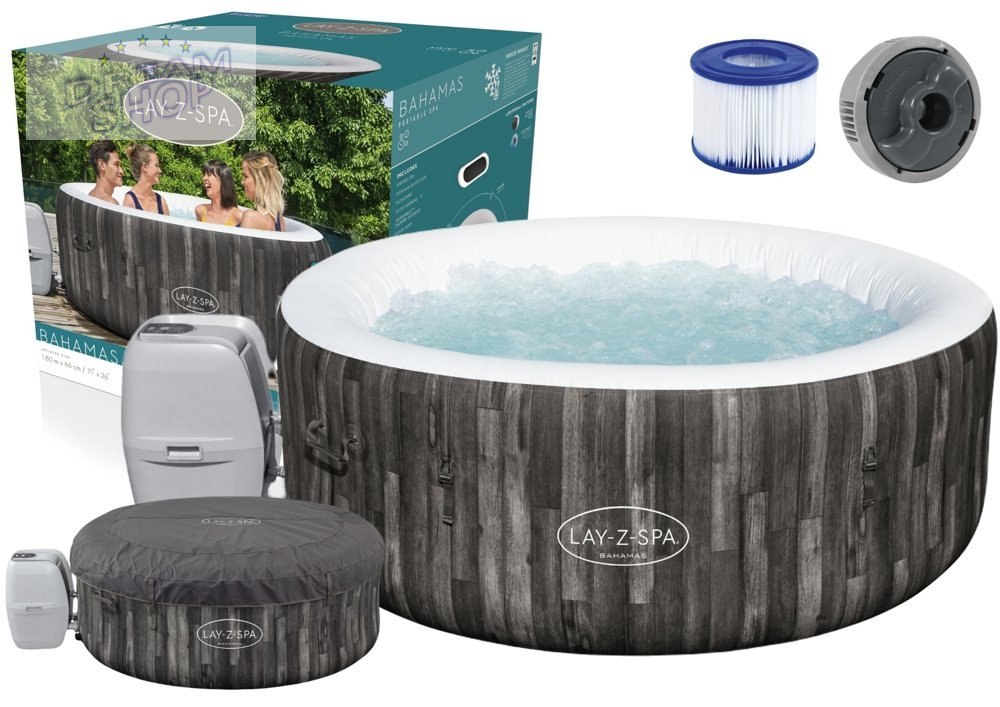 Dmuchane SPA Jacuzzi 4 osobowe 180 cm x 66 cm Bestway 60005 Dmuchane SPA Jacuzzi 4 osobowe 180 cm x 66 cm Bestway 60005