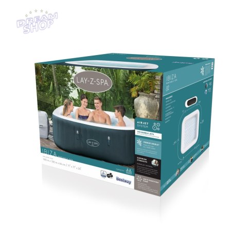 Dmuchane SPA Jacuzzi 6 osobowe Bestway 60015 Dmuchane SPA Jacuzzi 6 osobowe Bestway 60015