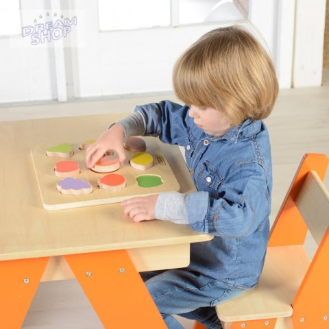 Drewniany Sorter Kształtów Masterkidz Kolorowe Owoce Drewniany Sorter Kształtów Masterkidz Kolorowe Owoce
