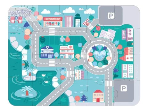 Zestaw Drewnianych Klocków Miasto Litery Puzzle 115 Sztuk Zestaw Drewnianych Klocków Miasto Litery Puzzle 115 Sztuk