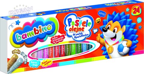 BAMBINO Pastele olejne 24 kolory BAMBINO Pastele olejne 24 kolory