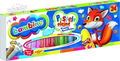BAMBINO Pastele olejne 24 kolory BAMBINO Pastele olejne 24 kolory