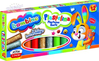 BAMBINO Plastelina klasyczna 12 kolorów