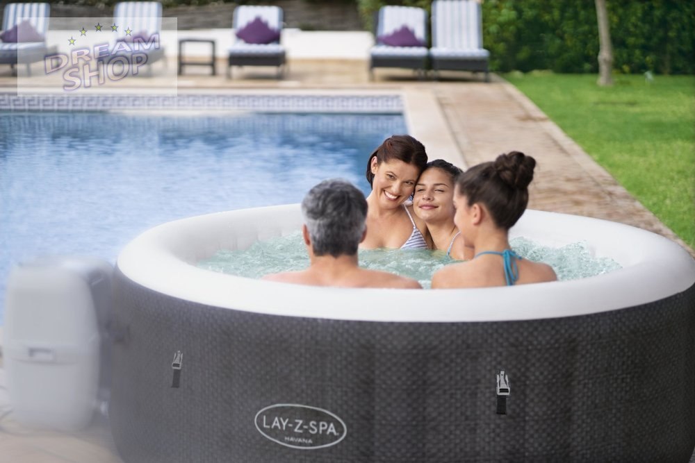 Dmuchane Spa Jacuzzi 4 Osobowe 180 x 66cm Bestway 60035 Dmuchane Spa Jacuzzi 4 Osobowe 180 x 66cm Bestway 60035