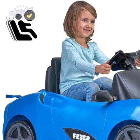 Feber Samochód Hybrydowy na Akumulator bądź na Pedały 2w1 12V Feber Samochód Hybrydowy na Akumulator bądź na Pedały 2w1 12V