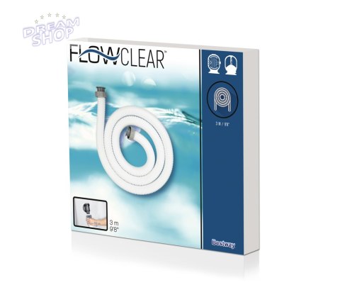 WĄŻ RURA RURKA DO POMPY 38 mm 3 m - BESTWAY 58368