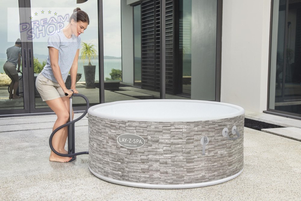 Dmuchane Spa Jacuzzi 4 Osobowe 155 x 60cm Bestway 60027 Dmuchane Spa Jacuzzi 4 Osobowe 155 x 60cm Bestway 60027