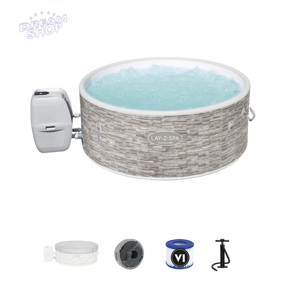 Dmuchane Spa Jacuzzi 4 Osobowe 155 x 60cm Bestway 60027 Dmuchane Spa Jacuzzi 4 Osobowe 155 x 60cm Bestway 60027