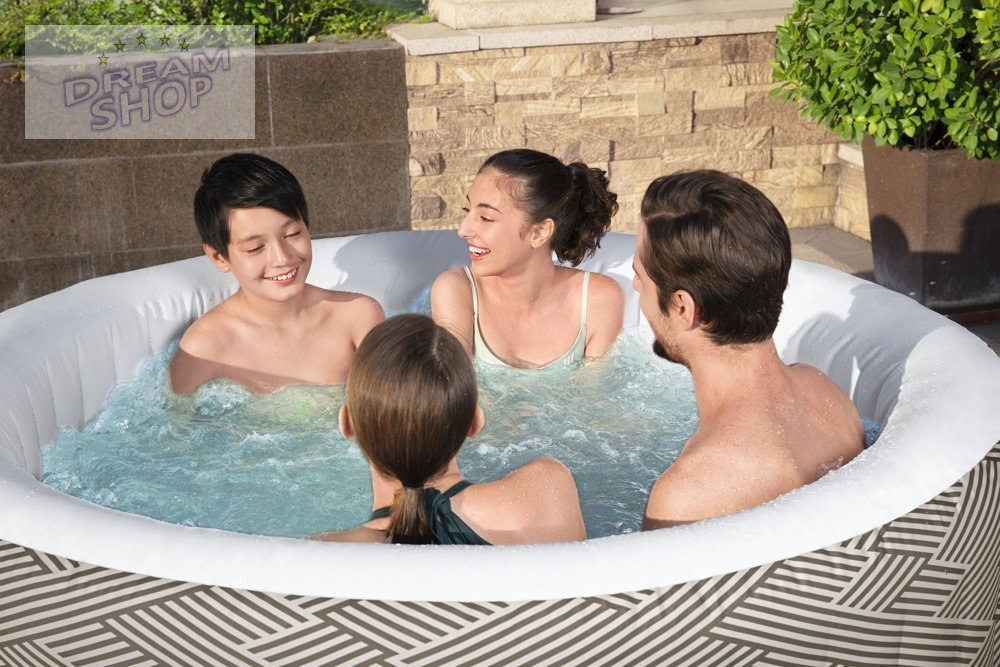 Dmuchane Spa Jacuzzi 4 Osobowe 180 x 66cm Bestway 60055 Dmuchane Spa Jacuzzi 4 Osobowe 180 x 66cm Bestway 60055