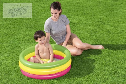 Dmuchany Basenik Tęczowy 70 cm x 24 cm Bestway 51128