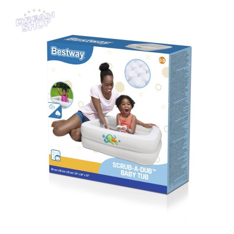 Dmuchany Brodzik Basen 86 x 86 x 25 cm Bestway 51116 Dmuchany Brodzik Basen 86 x 86 x 25 cm Bestway 51116