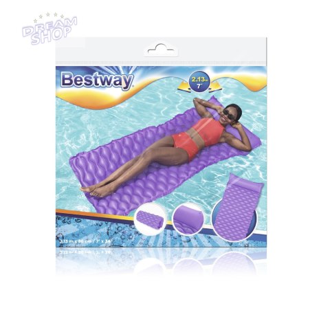 Dmuchany Materac Plażowy Fioletowy 213 x 86 cm Bestway 44020 Dmuchany Materac Plażowy Fioletowy 213 x 86 cm Bestway 44020