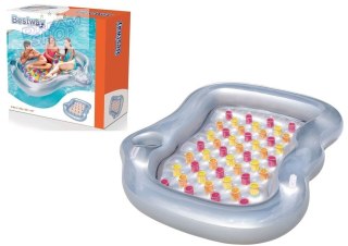 Dmuchany Materac Dwuosobowy Szary 216 x 178 cm Bestway 43045