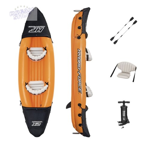 Kajak Dmuchany Dwuosobowy 321 x 88 cm Bestway 65077 Kajak Dmuchany Dwuosobowy 321 x 88 cm Bestway 65077