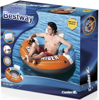 Koło Do Pływania Pomarańczowe 135 cm Bestway 43116