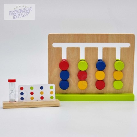 TOOKY TOY Gra Logiczna Układanka na Czas Kolory 30 Wzorów TOOKY TOY Gra Logiczna Układanka na Czas Kolory 30 Wzorów